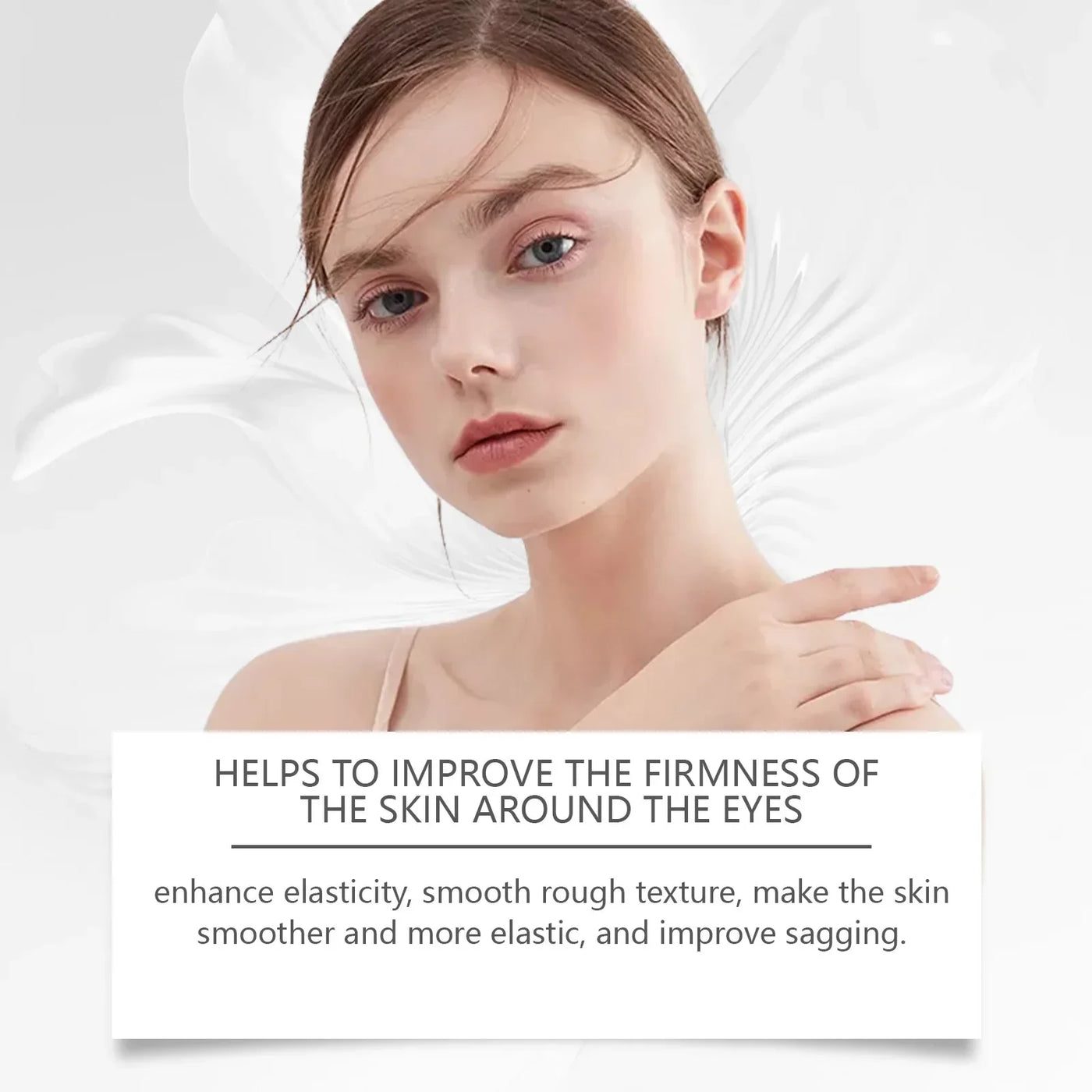 Castor Essential Oil Eye Roller Ball Reduce Fine Lines Removes Dark Circles Moisturizing Tightening Eyes Skin Firming Eye Care