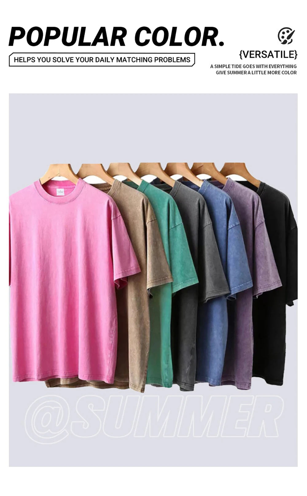 Women'S Cotton Washed T-Shirts Trend Distressed Loose Tees Love Your Self Letter Printing Short Sleeve Summer Female Clothes