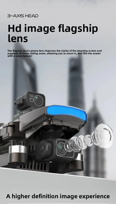 new product Q7 three-axis gimbal high-definition aerial photography drone automatically returns and remotely controls avoidance