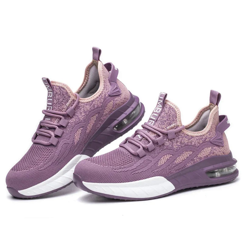 Non Slip Lightweight Breathable Sneakers for Women Steel Toe Indestructible Safety Shoes Anti-puncture Protection Safety Shoes