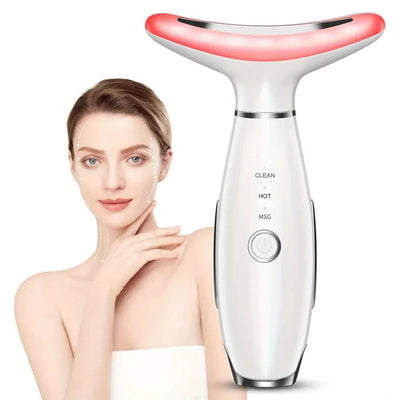 Suitable for facial and neck massager，3Massage Mode，Face Neck Care Tool Beauty Device
