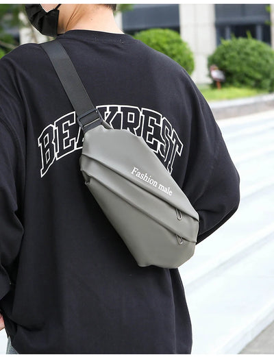Men’s Fashion Crossbody Casual Bags Unisex Fashion Shoulder Bag Adjustable Strap Durable Daily Use Sling Bag