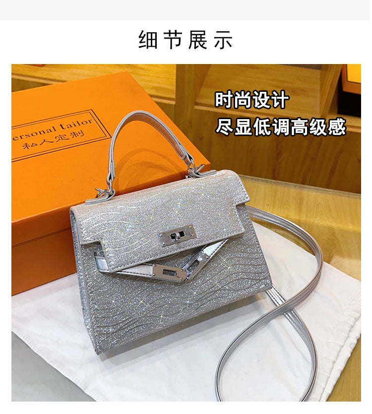 Popular Classic Leather Ladies Shoulder Bag Handbags For Women Designer Inspired Elegant Top Handle Purse Fashion Tote