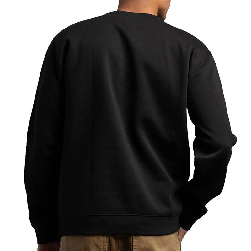 Basic Crewneck Sweatshirts for Men Women Comfy Pullover Tops Athletic