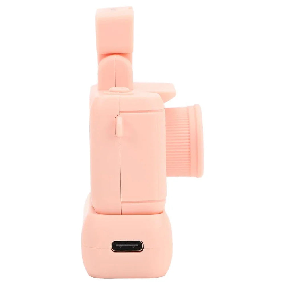 Mini cameras with high-definition displays, retro cameras with flashes and battery stands, digital cameras, and small cameras