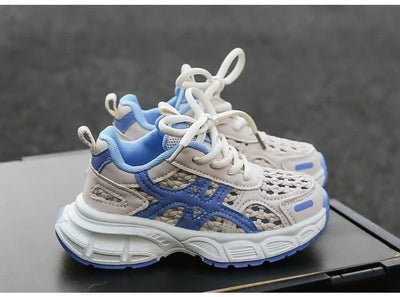 Children's sports shoes for boys and girls, new style for summer 2025, single mesh upper for breathability