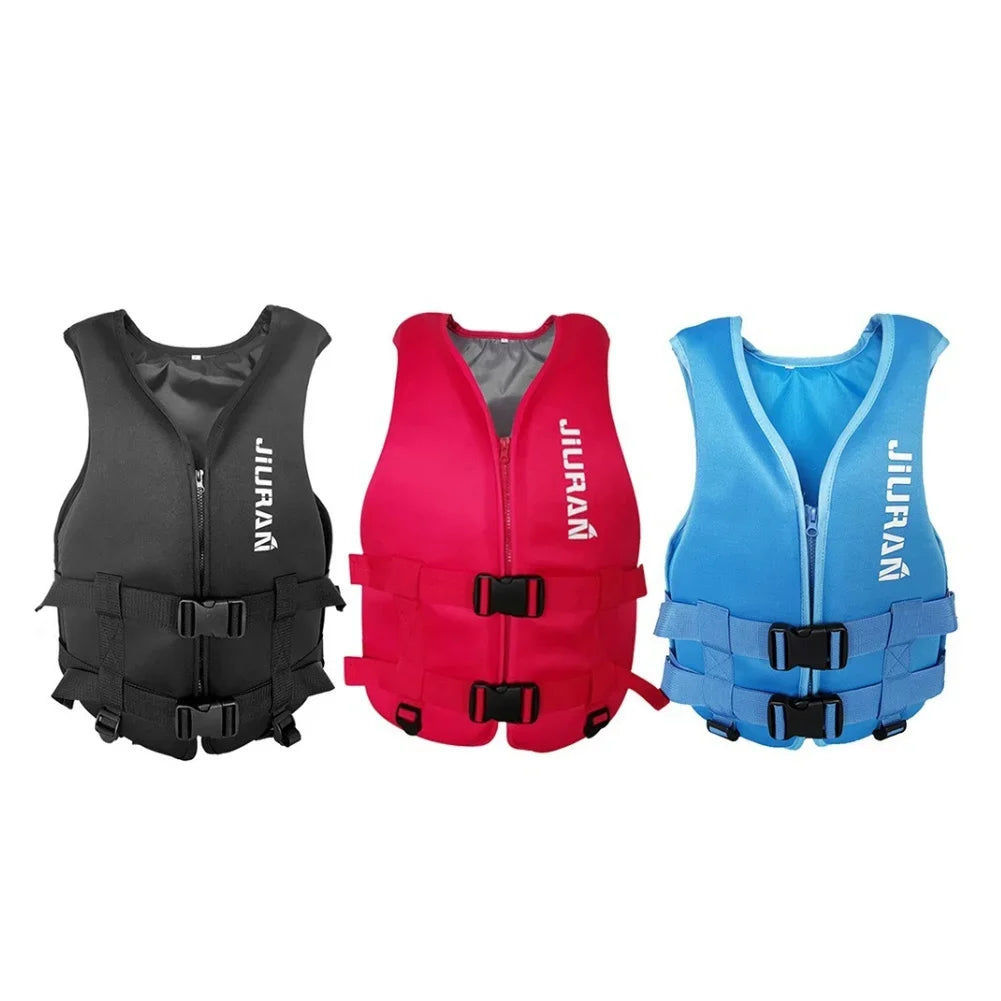 Neoprene Life Jacket Adult Children Life Vest Water Safe Fishing Vest Kayaking Boating Swimming Surfing Drifting Safe Life Vest
