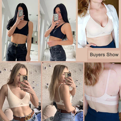 Wire Free Push Up Bralette Sexy Seamless Sleepwear