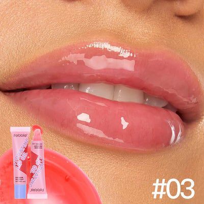 Febble 3 Color Hydrating Lip Oil Moisturizing Plump Lip Balm Fade Lip Line Lip Mask For Autumn And Winter Lip Care Tools