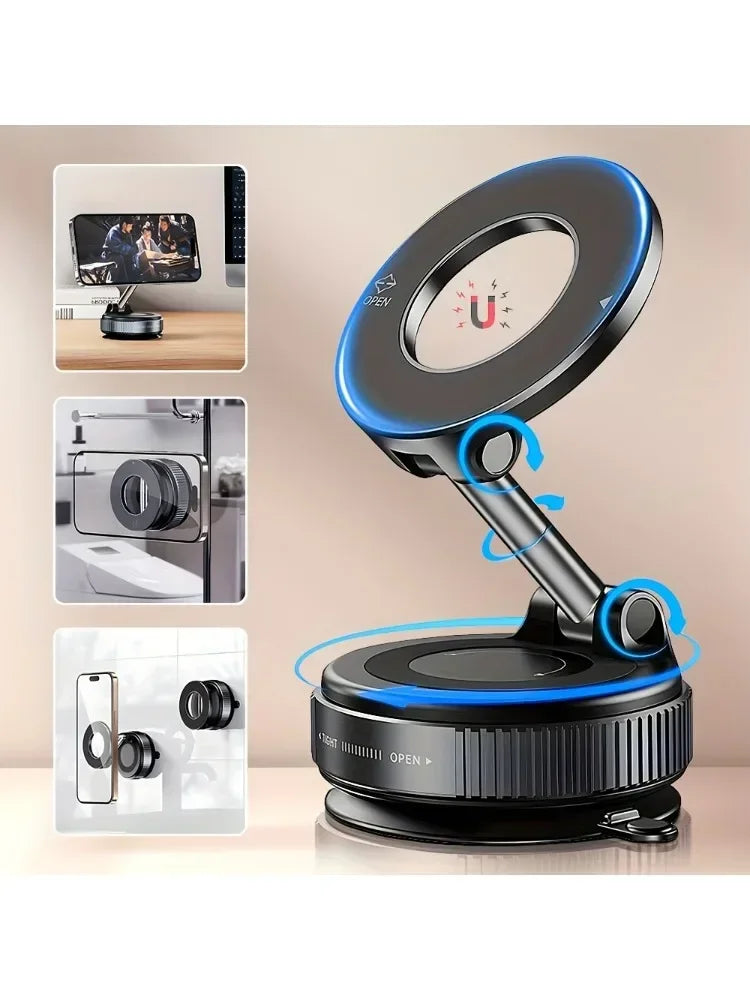 2025 New MagSafe Car Mount [ABS] Magnetic Phone Holder Car with Strong Magnets 360° Rotate and Adjustable Phone Car Mount