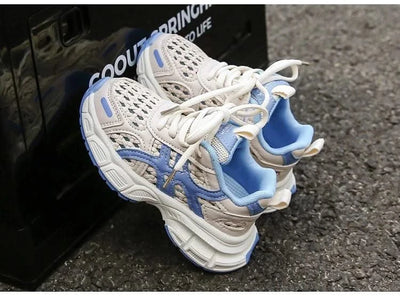 Children's sports shoes for boys and girls, new style for summer 2025, single mesh upper for breathability