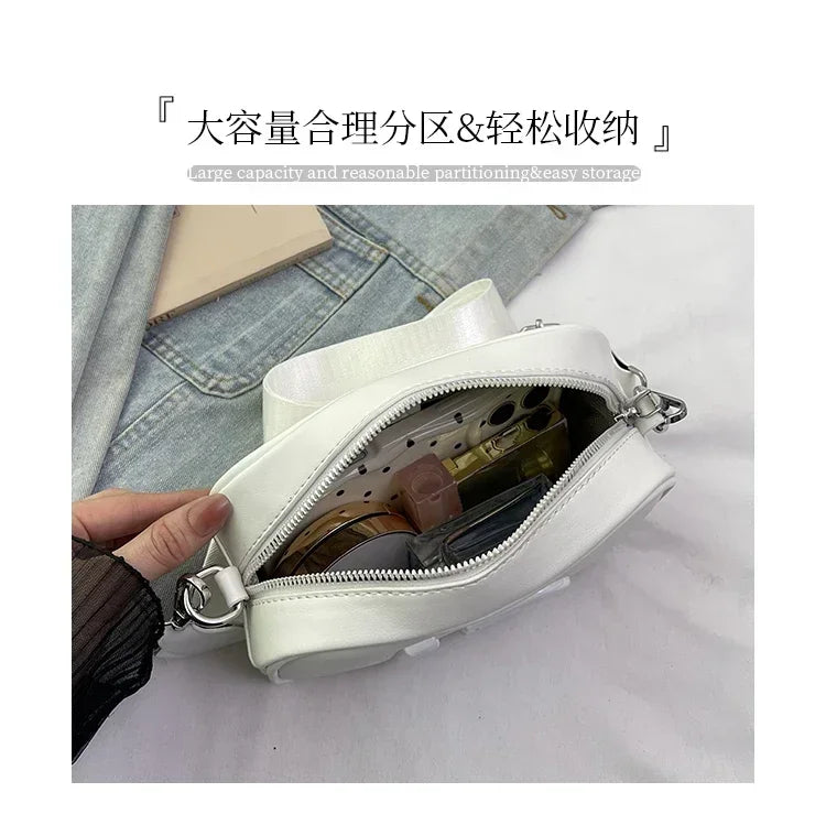 Designer Leather Tote Bag for Women Elegant Crossbody Shoulder Handbag Luxury Ladies Office Bag