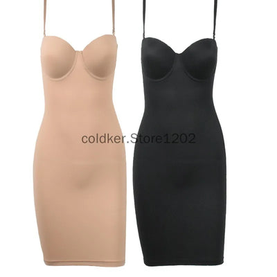Shapewear Slips for Under Dresses Seamless Full Slip Body Shaper for Women Slip Dress Undergarment