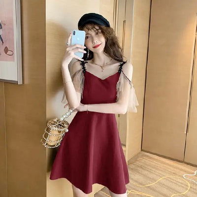 Slip Dress Woman Fashion 2024 Sundresses Party Korean Style Sexy Night Club Dresses for Women Prom Midi Black Green Purple Blue