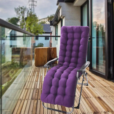 Polyester Garden Recliner Cushion Thickened High Office Seat Cushions Outdoor