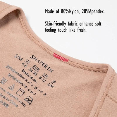 Upper Arm Shaper Post Surgical Slimmer Compression Sleeves Posture Corrector Tops Shapewear for Women 3/4 Sleeve Crop Top Nude