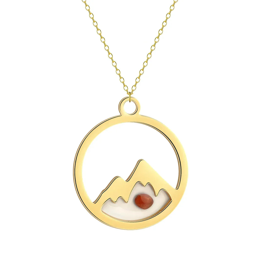 Stainless Steel Dainty Mustard Seed Necklace Move Mountains Christian  Tiny Christian  For Women