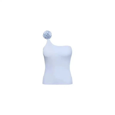 Sportswear Woman Gym Sports Bra Yoga Clothing Sleeveless One-Shoulder Tops Women's Slim Fit Training Running Workout Sports Vest