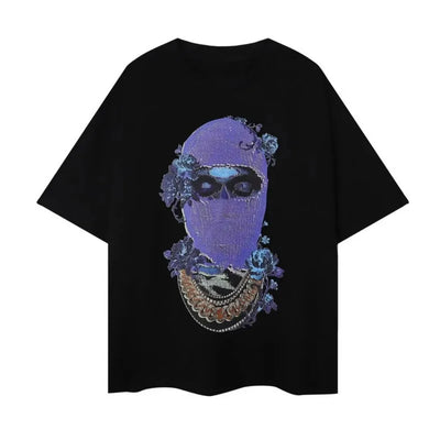 2025 Brand Designer Mens T-Shirts IH NOM UH NIT Letter Masked Men Printed Casual Short Sleeve Men Women 100% Cotton