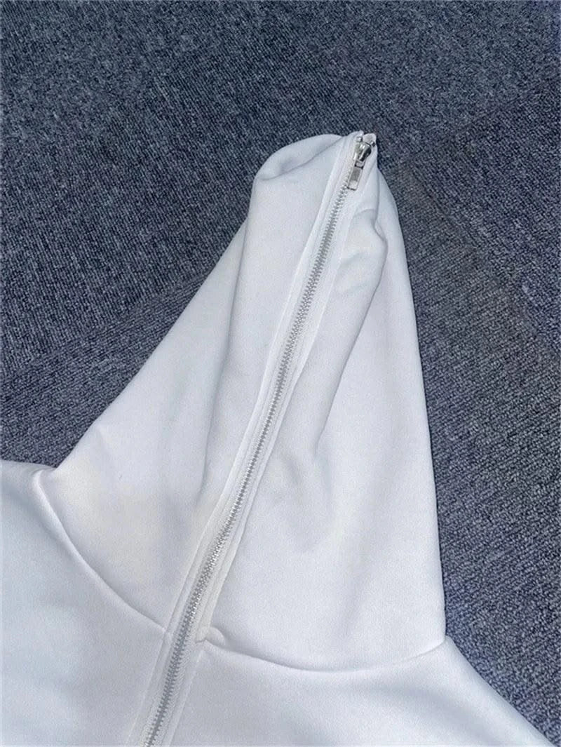 Zipper Hoodies Women/Men Fashion Long Sleeve Hooded Fleece Sweatshirt Hot Sale High Quality Casual Campus Streetwear Sportwear