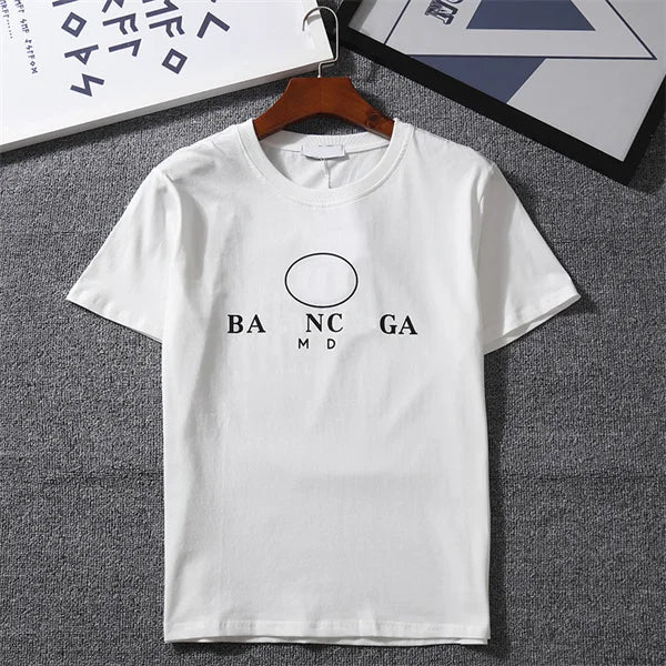 Mens Designer Clothing Famous T Shirt Letter Print Round Neck Short Sleeve Black White Fashion Men Women T Shirts S-3XL 4XL
