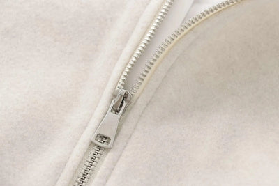 Zipper Bomber Jackets for Women Soft Cropped Long Sleeve Sports