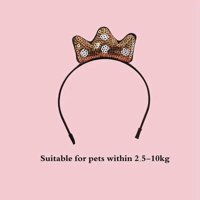 Cat Accessories Party Cat Headdress Wear Puppy Hairband Dog Dress Up Hat Pet Hair Accessories Bow Tie Dog Bowknot Pet Hair Hoop