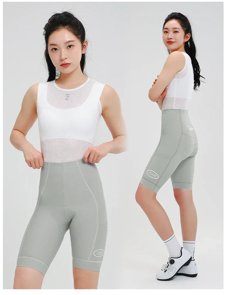 INBIKE 2025 Women's Cycling Shorts Summer Bicycle Pants Tights High Elasticity Biker Short Woman with Pockets Cycling Clothing