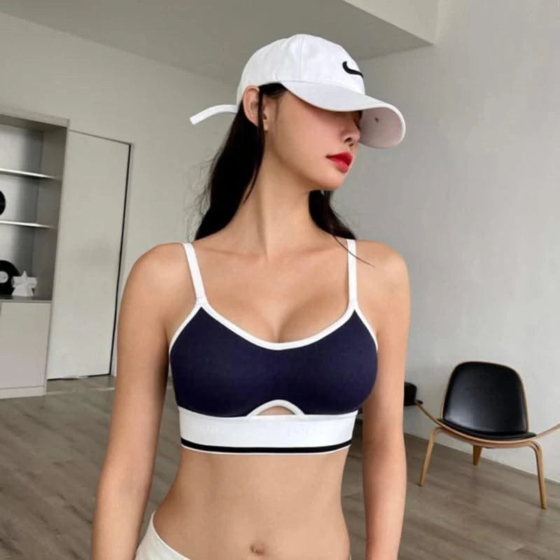 Sports Bra For Women With Small Breasts, Push-up Bra For Beautiful Back, Showing Large Breasts, Shock-proof Bra Without Rims