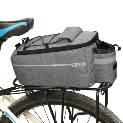 B-SOUL Mountain Bike Back Pack Electric Folding Shelf Bag Riding Equipment Camel Bag Bike Accessories Backseat Bag