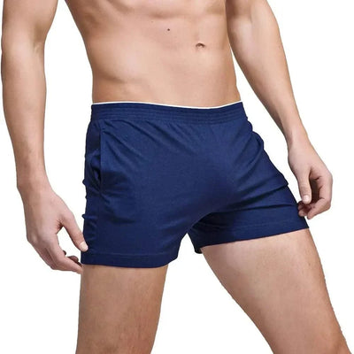 Men's Running Workout Active Shorts Cotton Gym Training Lounge Sleep Bottoms Elastic Waist Casual Pajama Pocket Jogger Home Wear
