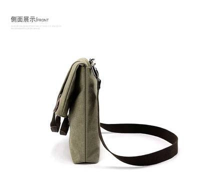 Men's Fashion Canvas Shoulder Bag Business Travel Crossbody bags Men Multifunctional Messenger Bags Briefcase Men Handbags Totes