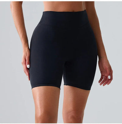 Women Sports Biker Shorts Women High Waist Yoga Shorts Cycling Shorts Push Up Fitness Leggings Tummy Control Yoga Slim Shorts