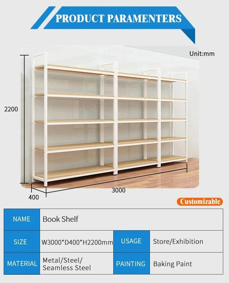 Most Selling Items Classic Simple Assemble Office Home Living Room Furniture Bookshelf Bookcase For Sale