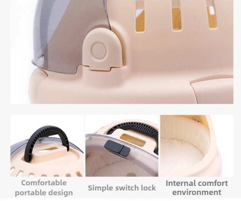 Pet Air Carrier Strong Bearing Capacity Travel Portable Car Space Capsule Small Cats Carriers Breathable Pet Products Supplies