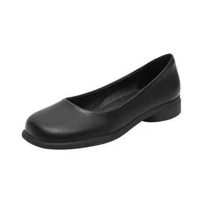 Ladies Shoes Slip on Round Toe Women Footwear Flat Black Light New in Summer 2025 Spring Solid Casual Slip on Flat Loafers Shoes