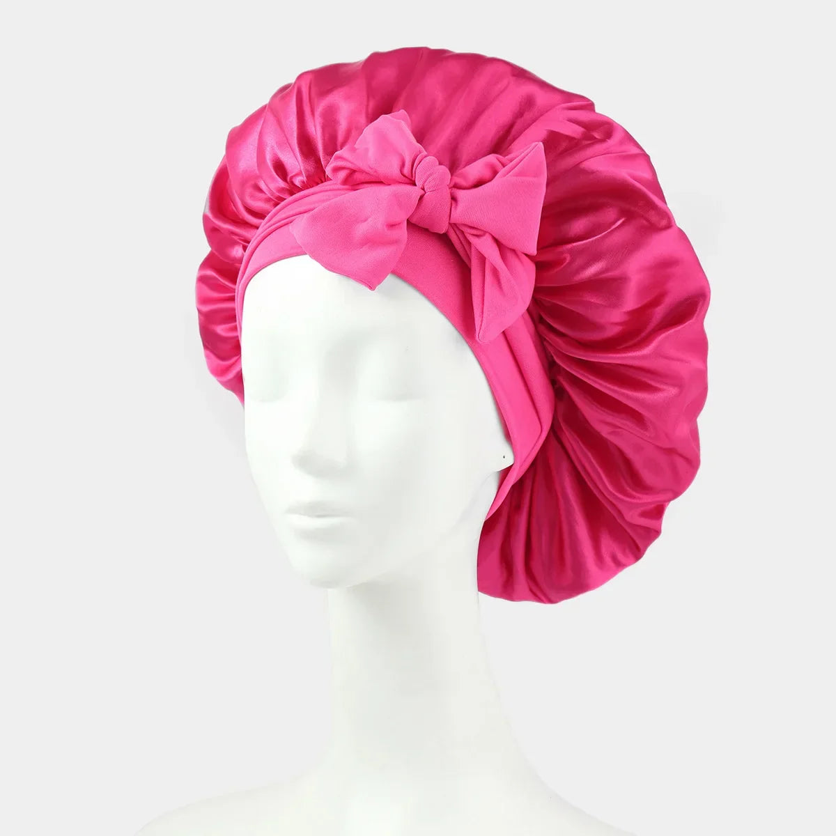 Satin Bonnet Silk Bonnet Adjustable Bonne For Sleeping Hair Bonnet With Tie Band Bonnets For Women Men