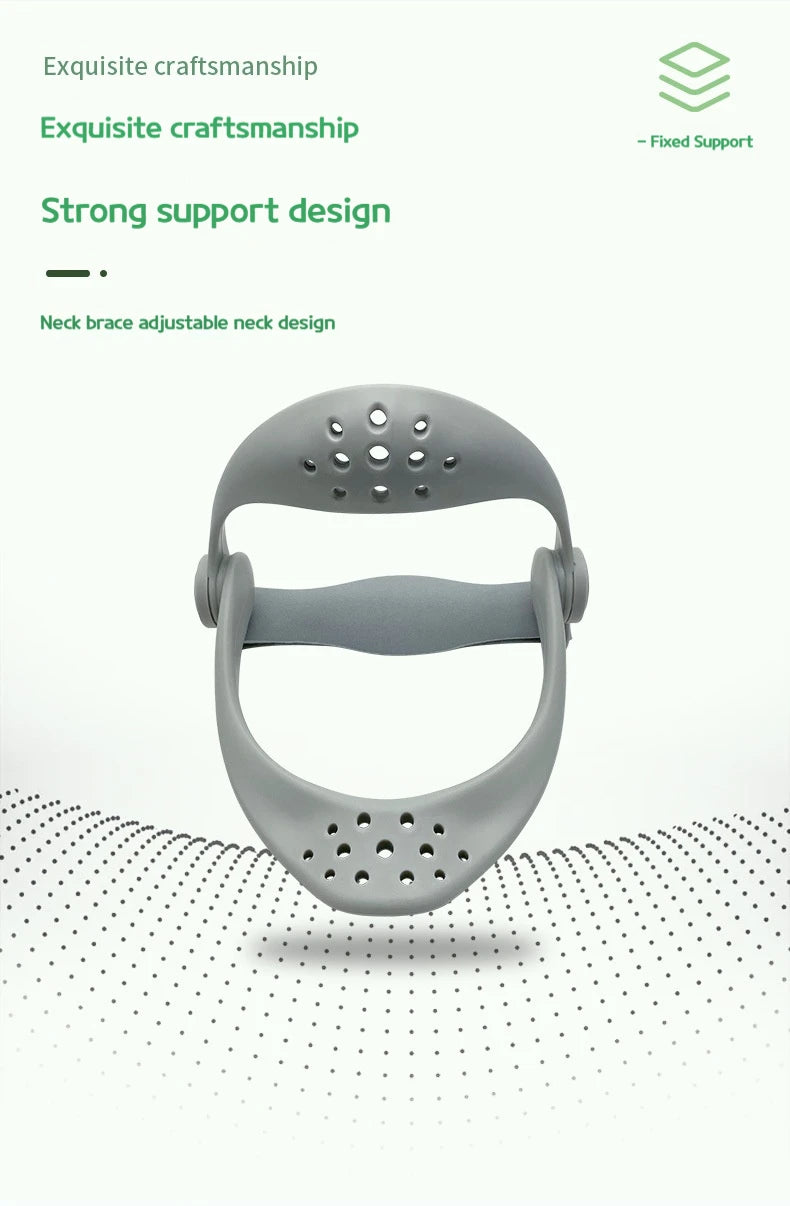 Neck brace, adjustable neck brace, neck traction device, anti sagging home correction fixing strap