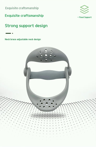 Neck brace, adjustable neck brace, neck traction device, anti sagging home correction fixing strap