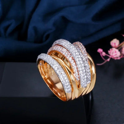 Luxury Rings for Women Gold Wedding Ring Couple Fashion Jewelry Wholesale Mens Rings Big Size Gothic  Wedding Mens Rings