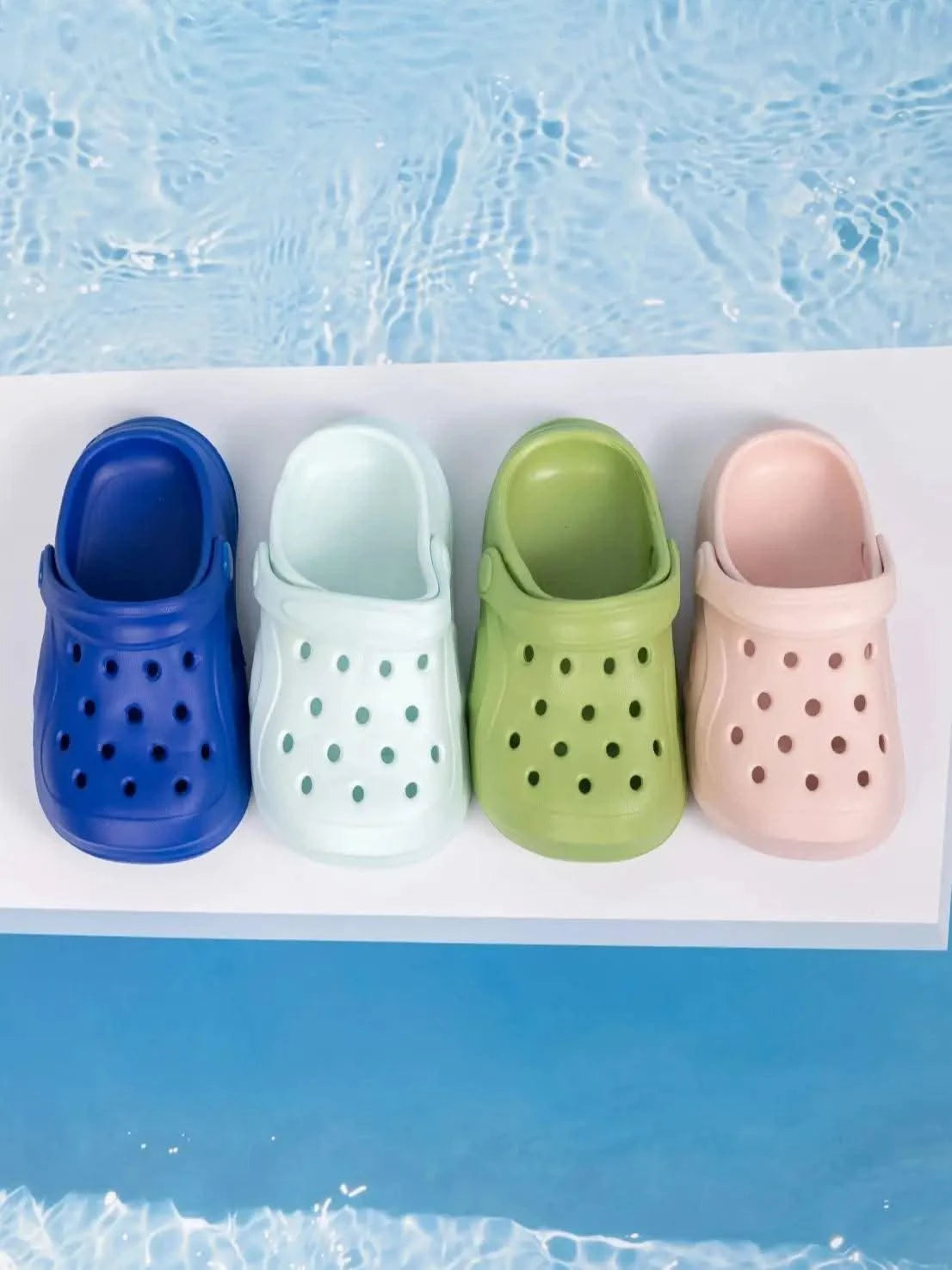 Kids Clogs Boys Girls Toddler Slip On Slide Garden Shoes Summer Outdoor Lightweight Beach Pool Kids Sandals Slippers Water Clogs