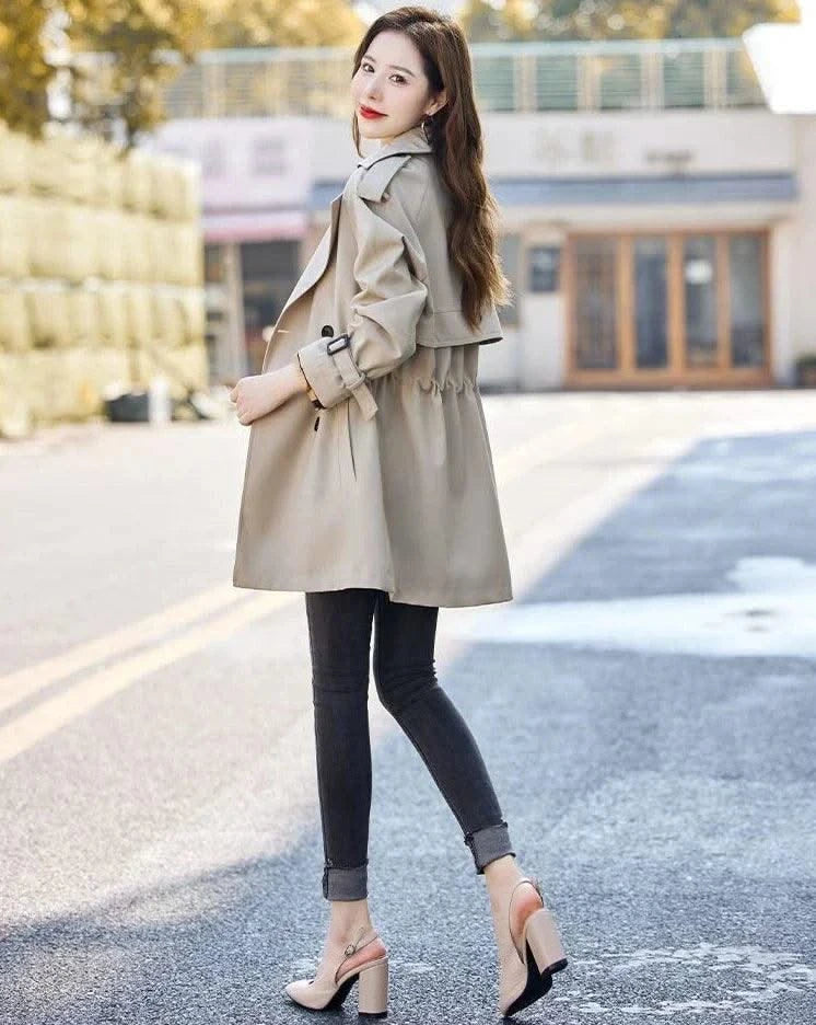 High Quality Women's Windbreaker Jackets  Coat Spring Autumn