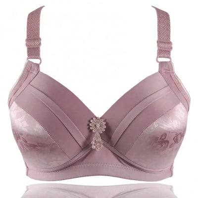 Women's Bra Top Sexy Wireless Floral Print Underwear