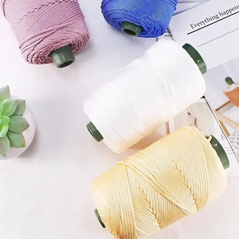 225g Lightweight Ice Silk Thread Handcrafted for Summer Cool Hats, Sun Hats, Storage Baskets, Seat Cushions, Yarn