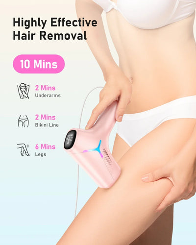 990000 Flashes Laser Hair Removal for Women and Men Body Bikini and Facial Areas Painless Permanent HairRemoval IPL Hair Removal