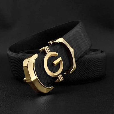 High quality genuine leather fashion G Designer belts men | Cowskin casual white Waist Strap