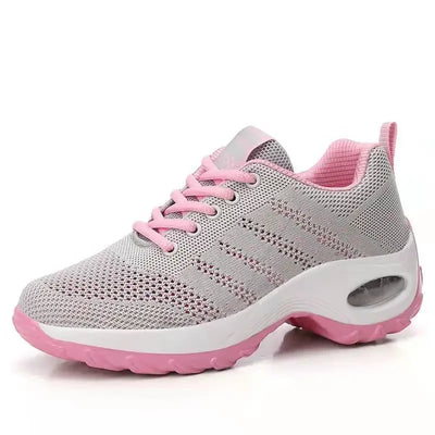 Woman Sneakers Fashion Casual Shoes Summer Air Cushion Mesh Female Shoes Comfortable Breathable Heightening Sneakers for Women