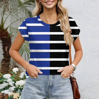 Womens Summer Tops Going Out Workout Outfits Spring Short-sleeved T Shirts Business Casual Dressy Fashion Trendy Clothes 2025