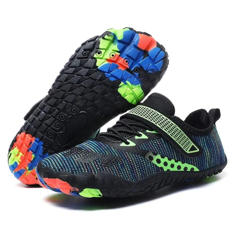 Children Quick-Drying Barefoot Shoes| Wide-Toed Lightweight Upstream Wading Shoes 24-38 | Boys Girls | Beach Diving, Boating |