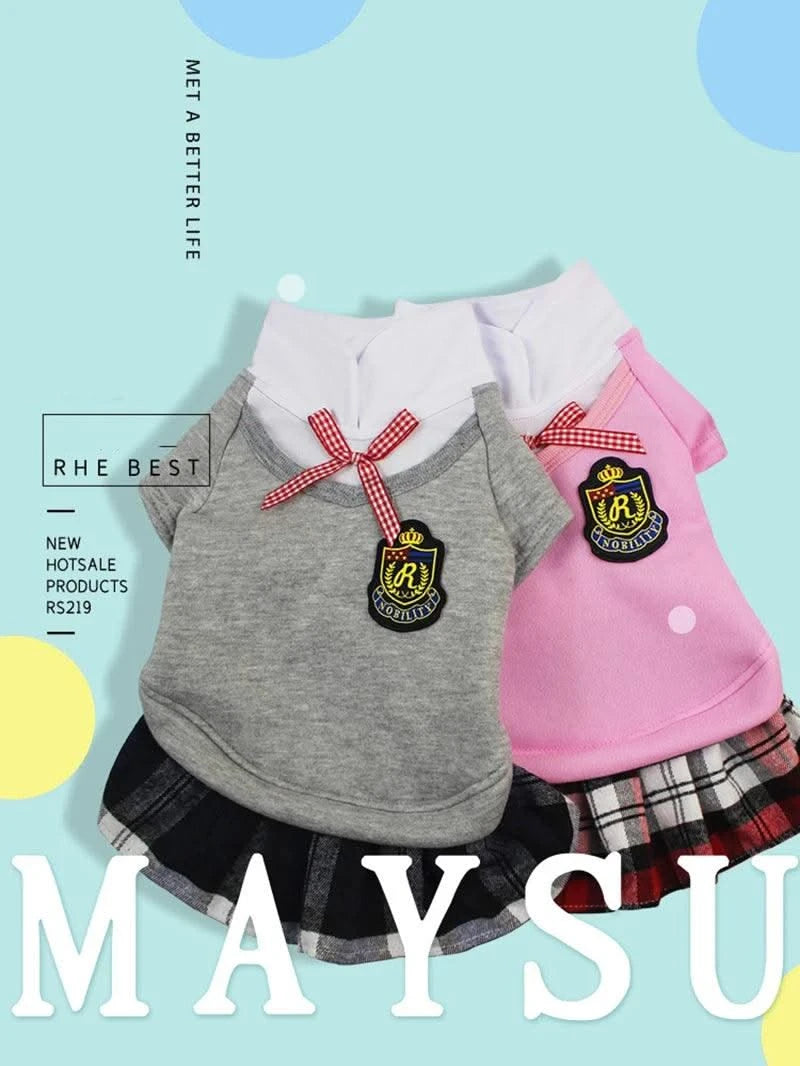 Couple Pet Dog Clothes Pet Uniform Clothing for Small Medium Dogs Costume Chihuahua Puppy Pet Shirt Clothes for Dogs Ropa Perro